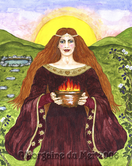 Celtic Goddess Brighid Fine Art Print